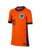 Nederländerna Memphis Depay #10 Replika Hemmakläder Dam EM 2024 Kortärmad